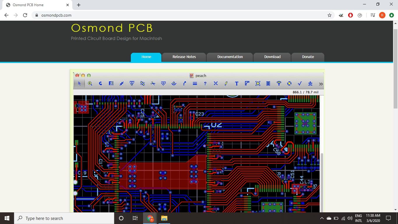 Página de download do Osmond PCB