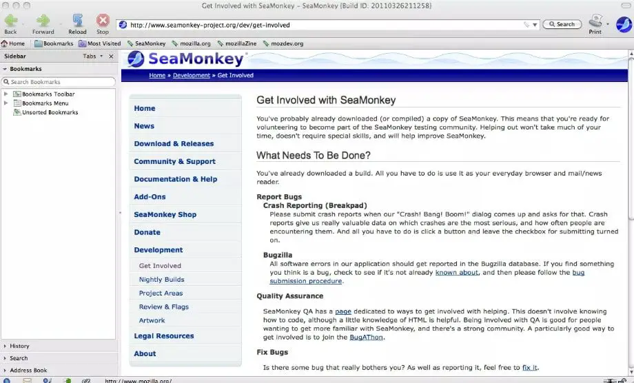 Pacote de aplicativos de internet SeaMonkey