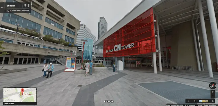 Captura de tela do Google Street View