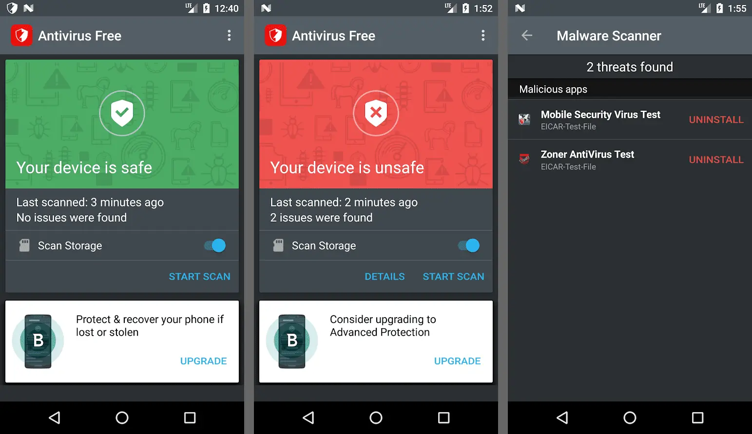 Aplicativo Bitdefender Antivirus Free para Android