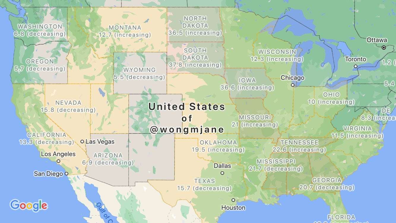 Recurso de camada do mapa do Google relatado