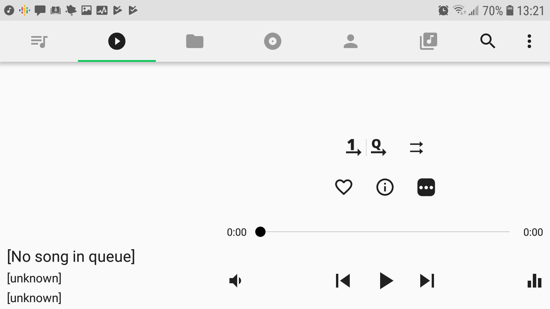 Aplicativo de música para Android Musicolet