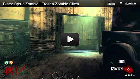 Frozen Zombie Glitch Call of Duty Black Ops