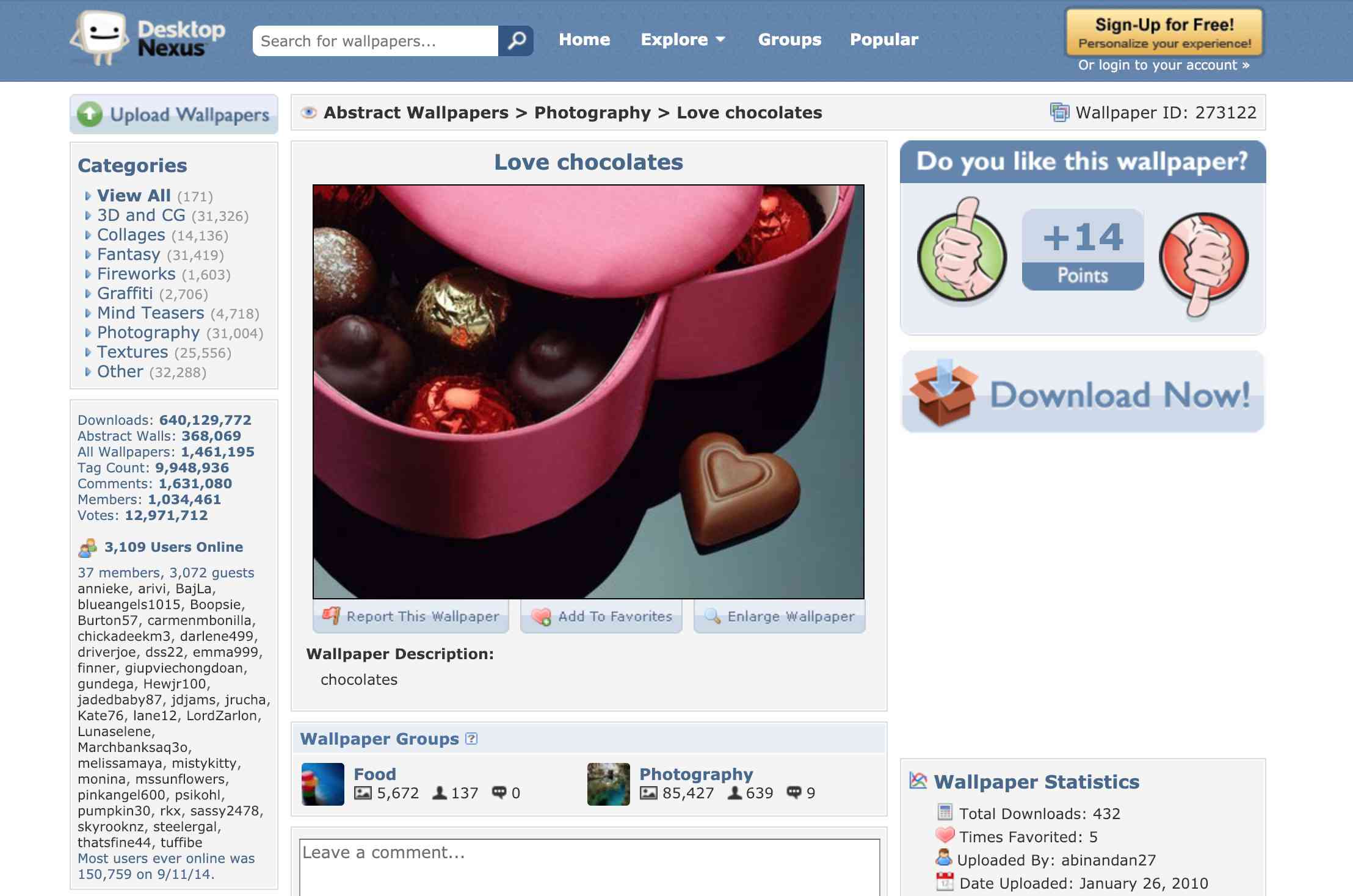Papel de parede de amor com chocolates no Desktop Nexus