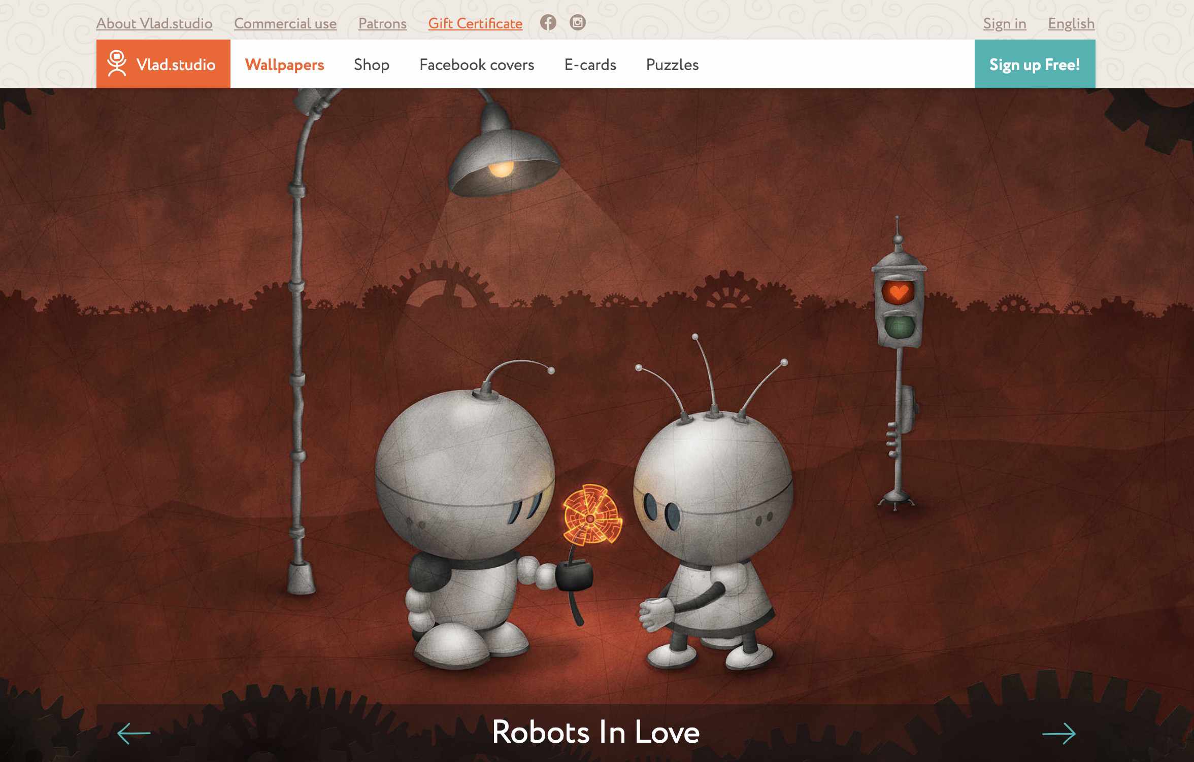 Robots in Love por Vlad Studio