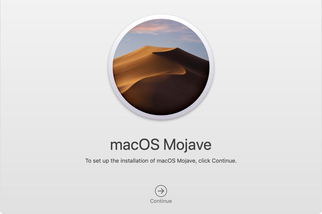 Captura de tela do macOS Mojave