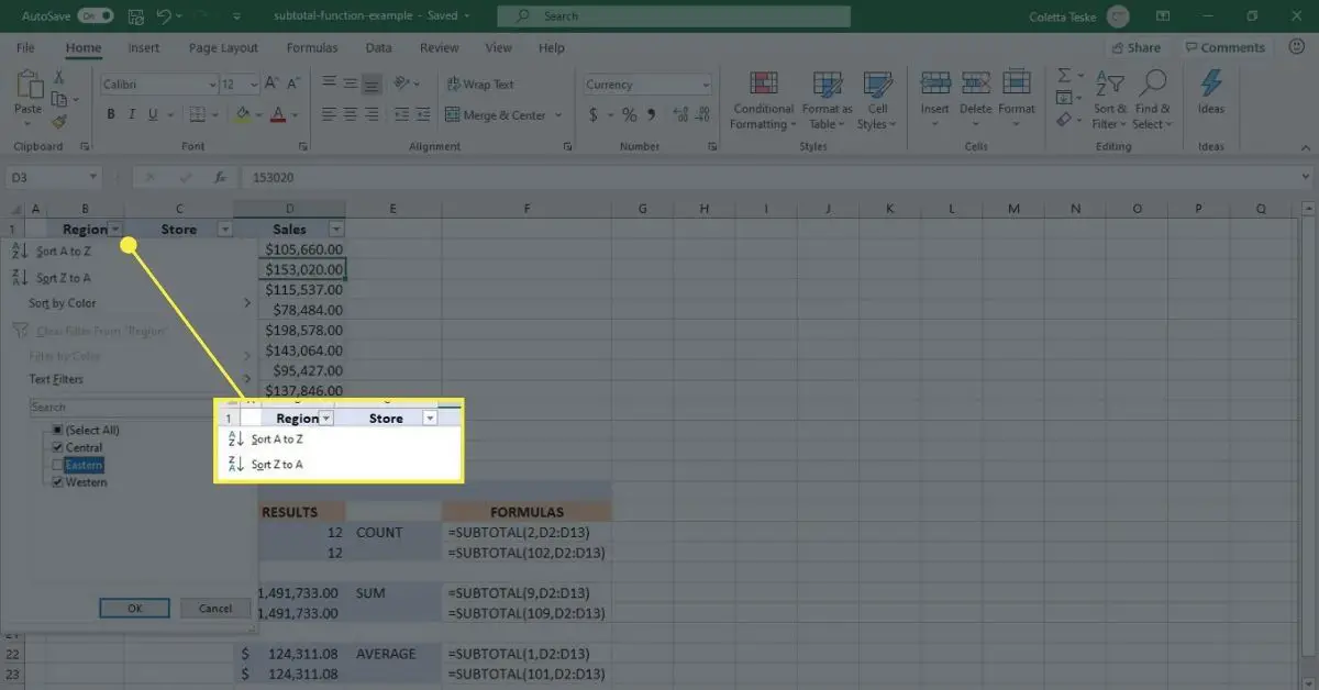 Como filtrar dados em uma planilha do Excel