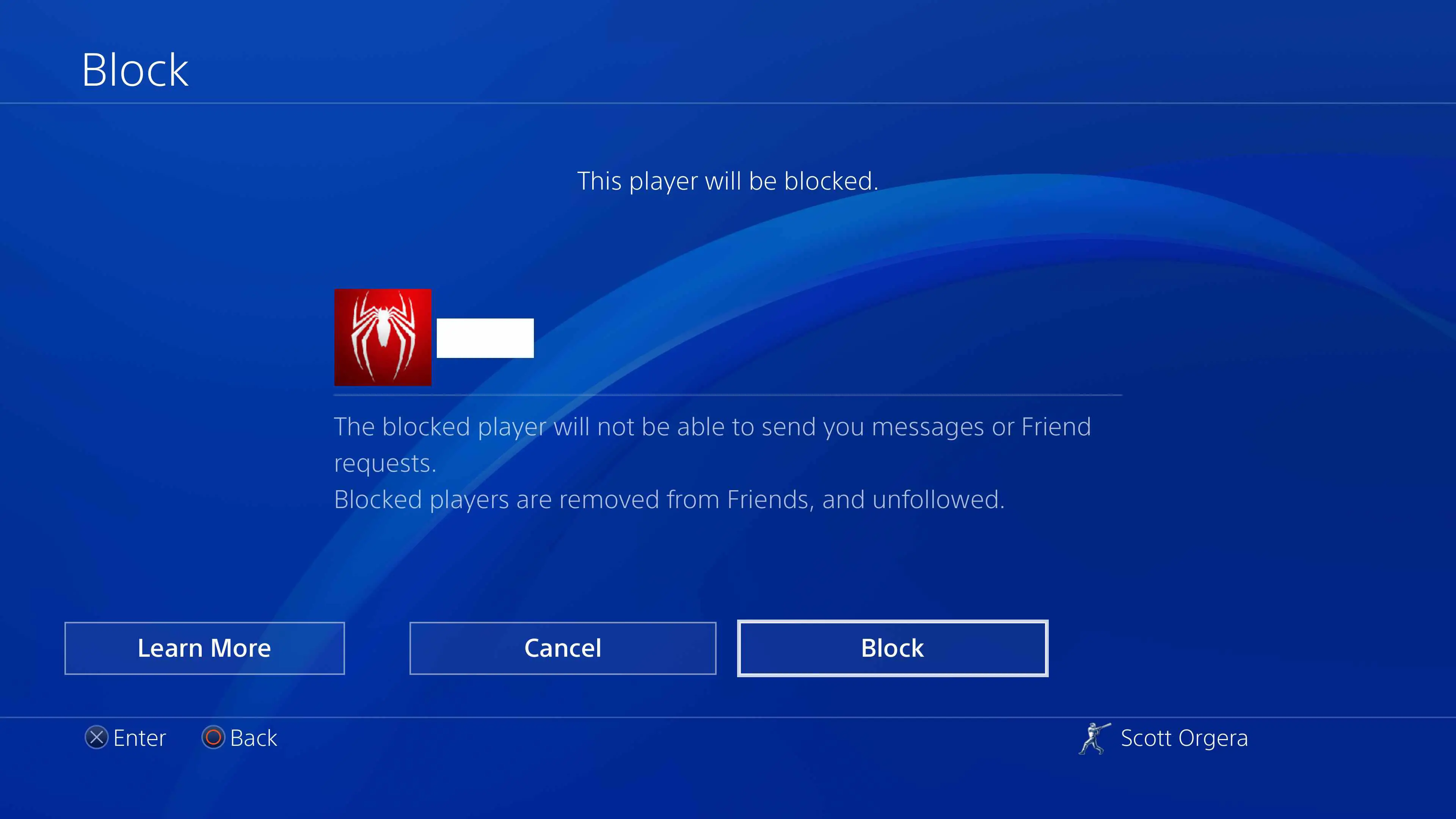 captura de tela da tela de bloqueio do PS4