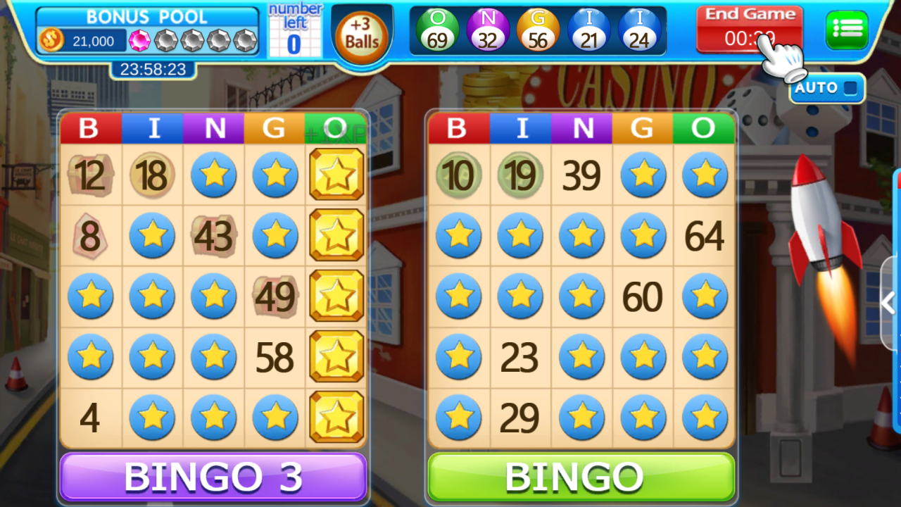 Captura de tela de jogar Bingo Trivia