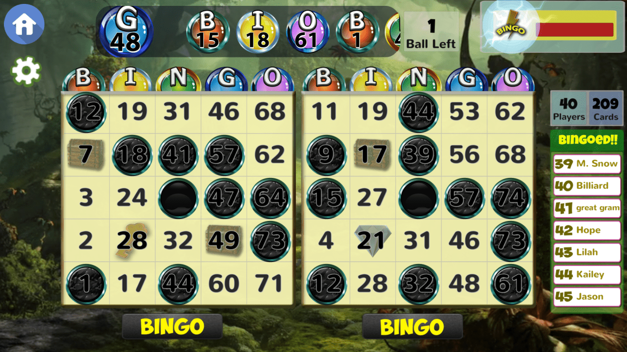 Captura de tela de jogar Blackout Bingo