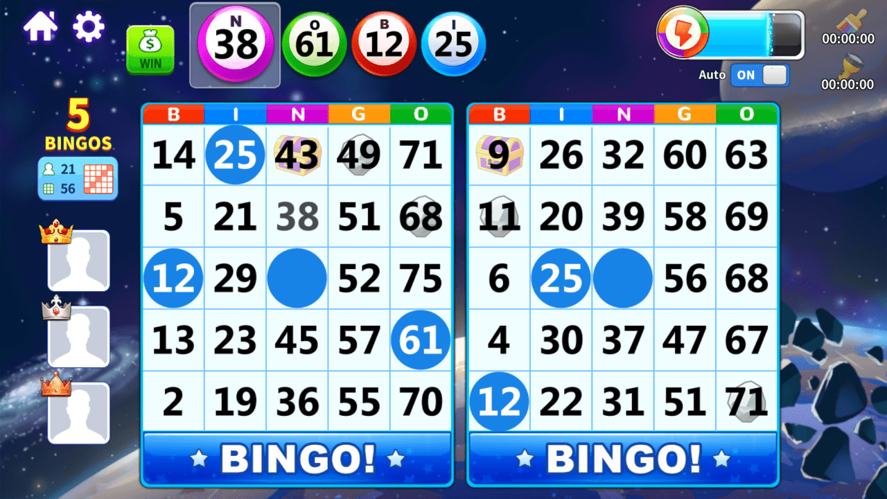 Captura de tela de jogar Wizard of Bingo no Android