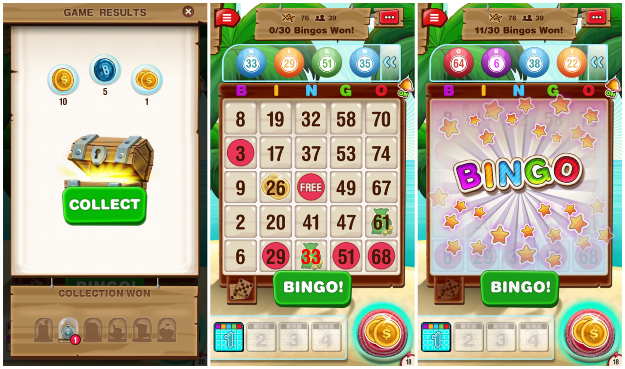 Captura de tela de jogar Bingo Island no Android