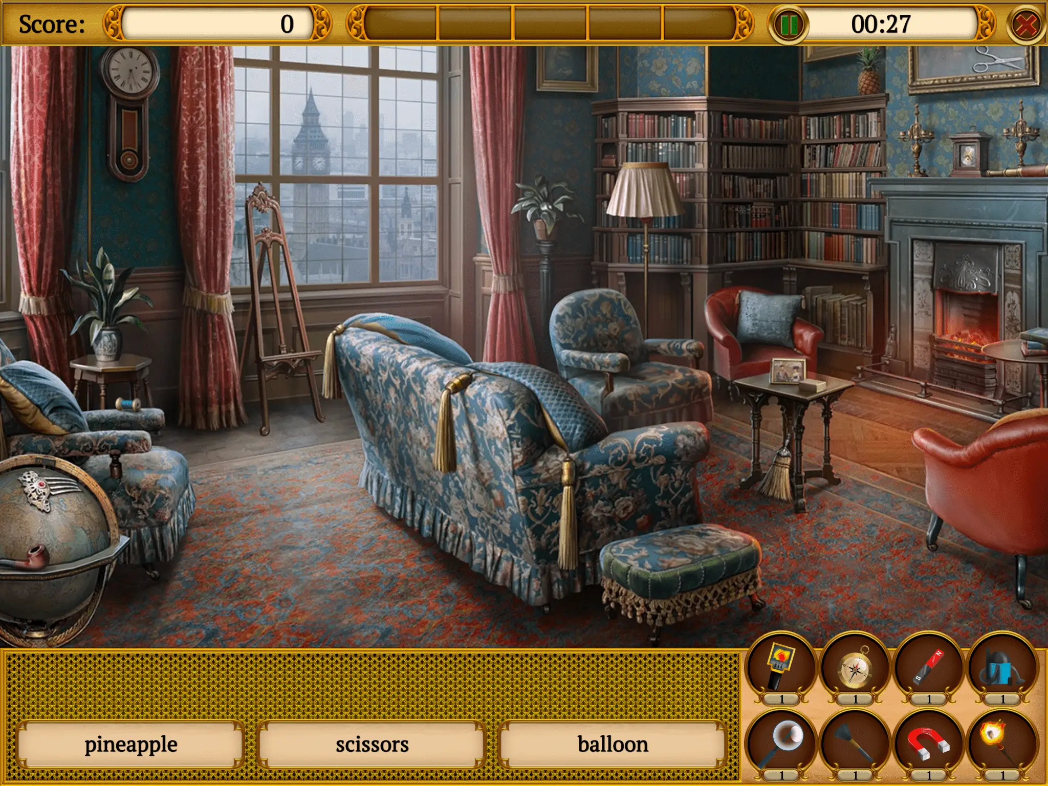 Captura de tela de Hidden Objects: Mystery Society HD Free Crime Game