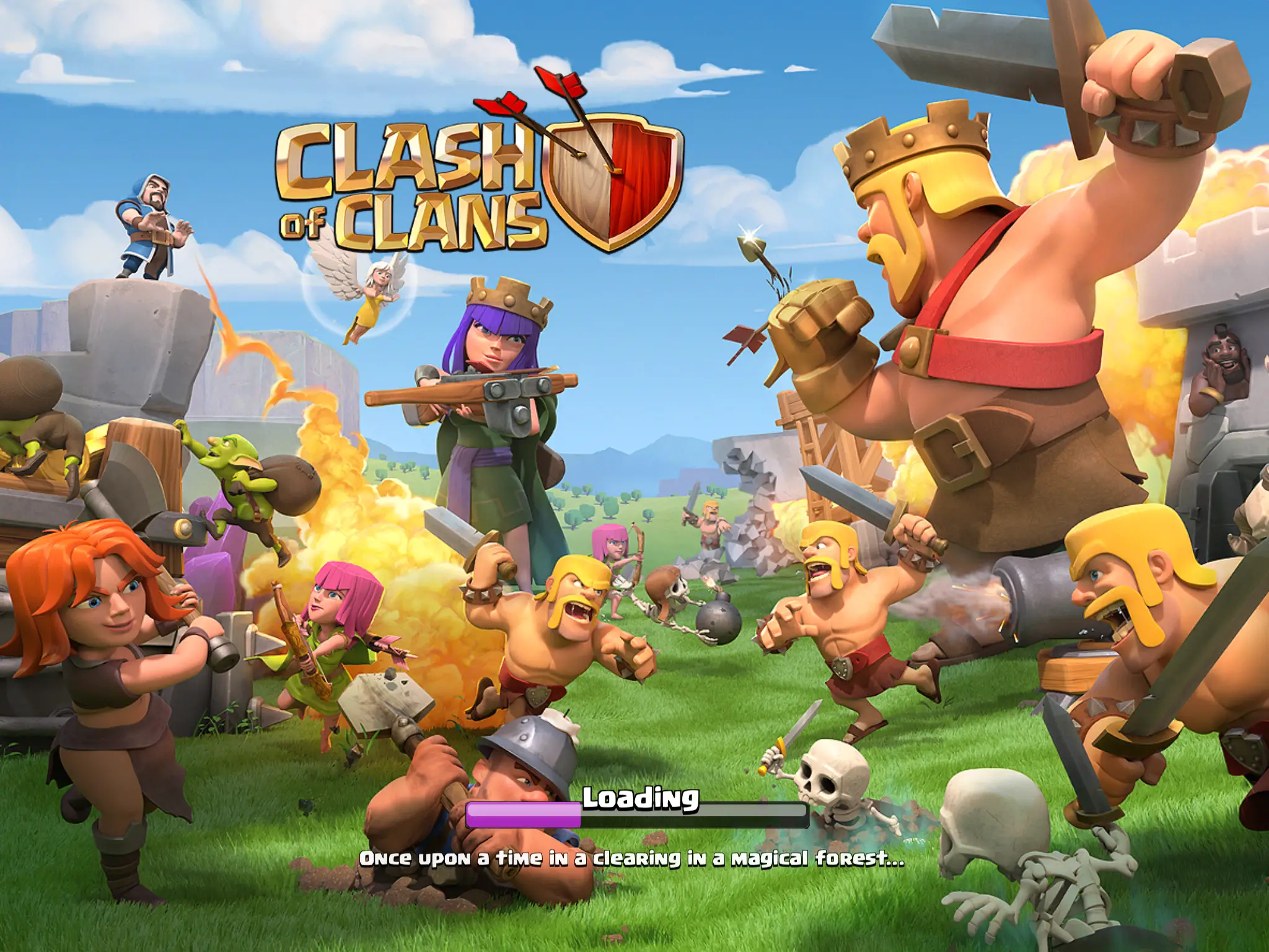 Captura de tela do jogo Clash of Clans para Android