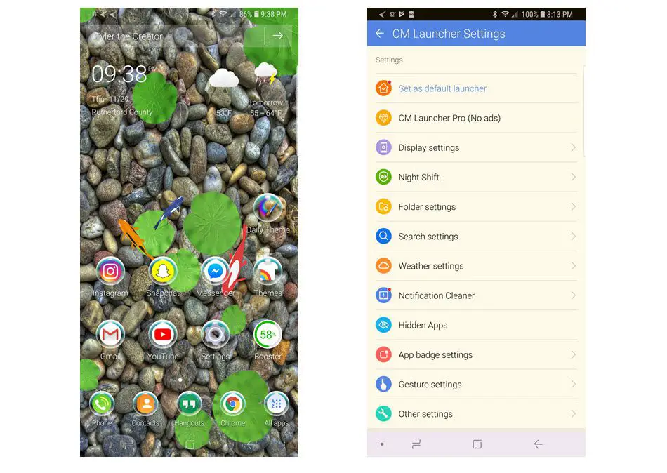 Capturas de tela do Koi Live 3D Wallpaper para Android por CM Launcher