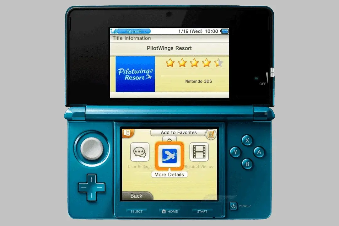 Imagem de um jogo da 3DS eShop