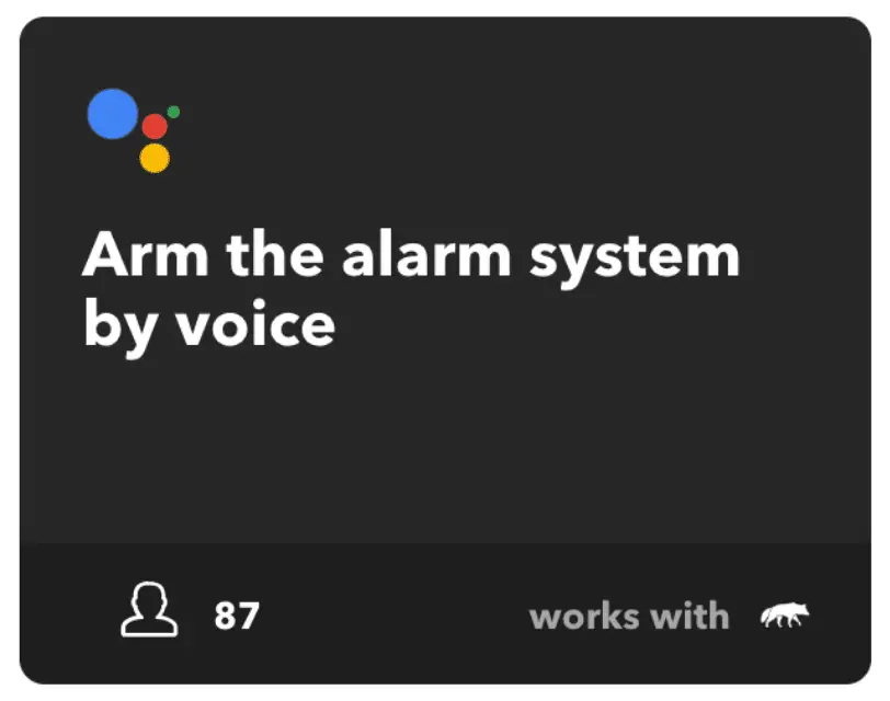 Sistema de segurança Google Home Arm