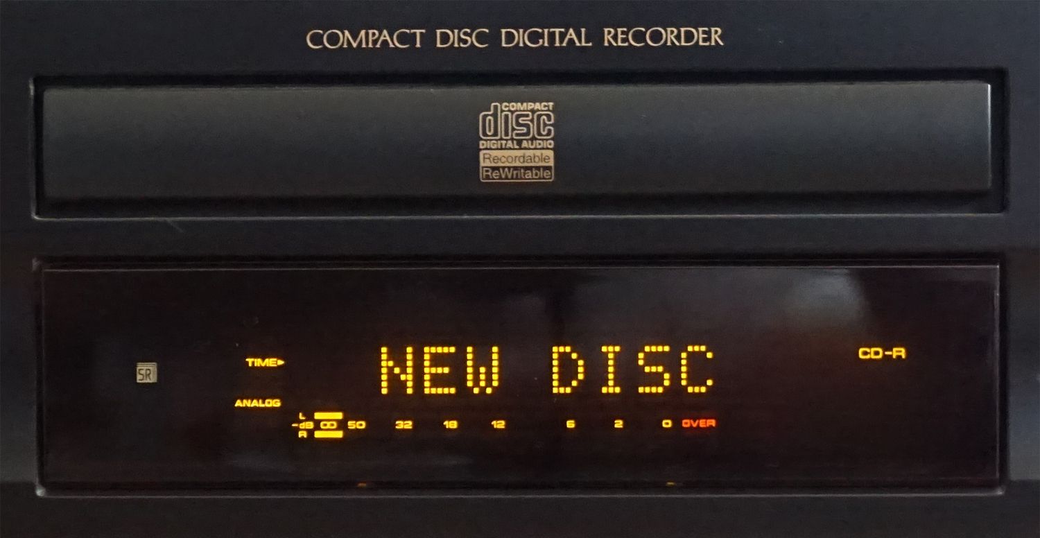 Gravador de CD Pioneer PDR-609 - Display de status