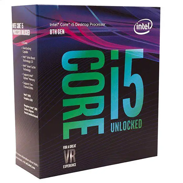 Processador i5-8600K de 8ª geração da Intel