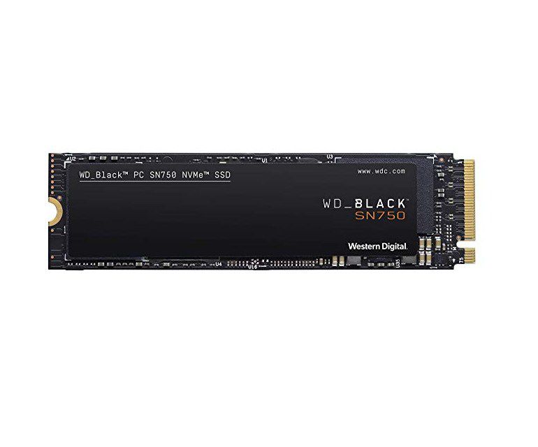 Unidade WD BLACK SN750 500GB NVMe