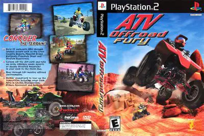 Caixa de arte do ATV Offroad Fury para PlayStation 2