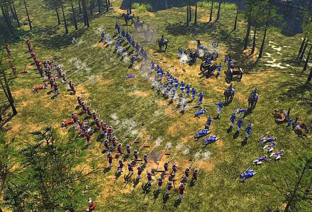 Captura de tela do Age of Empires III
