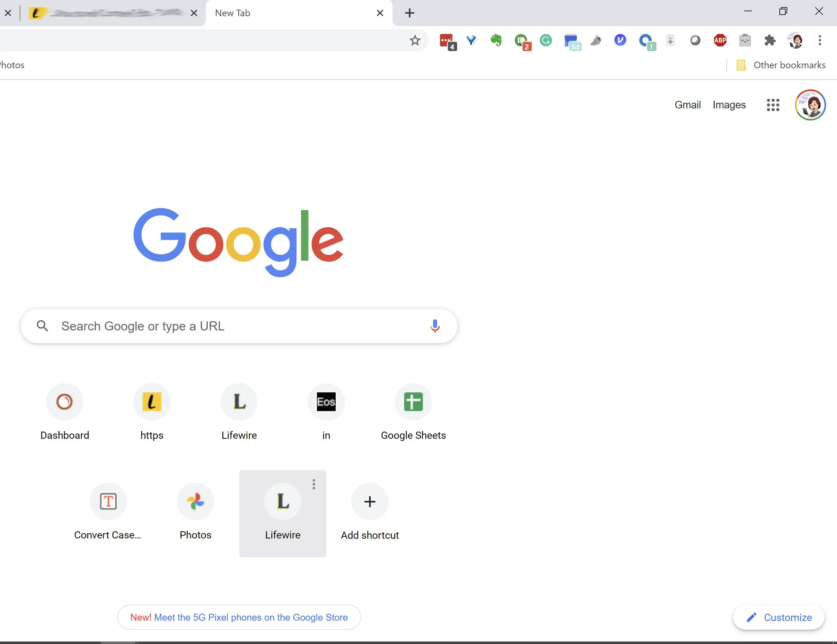 adicionar atalhos personalizados no Google Chrome.