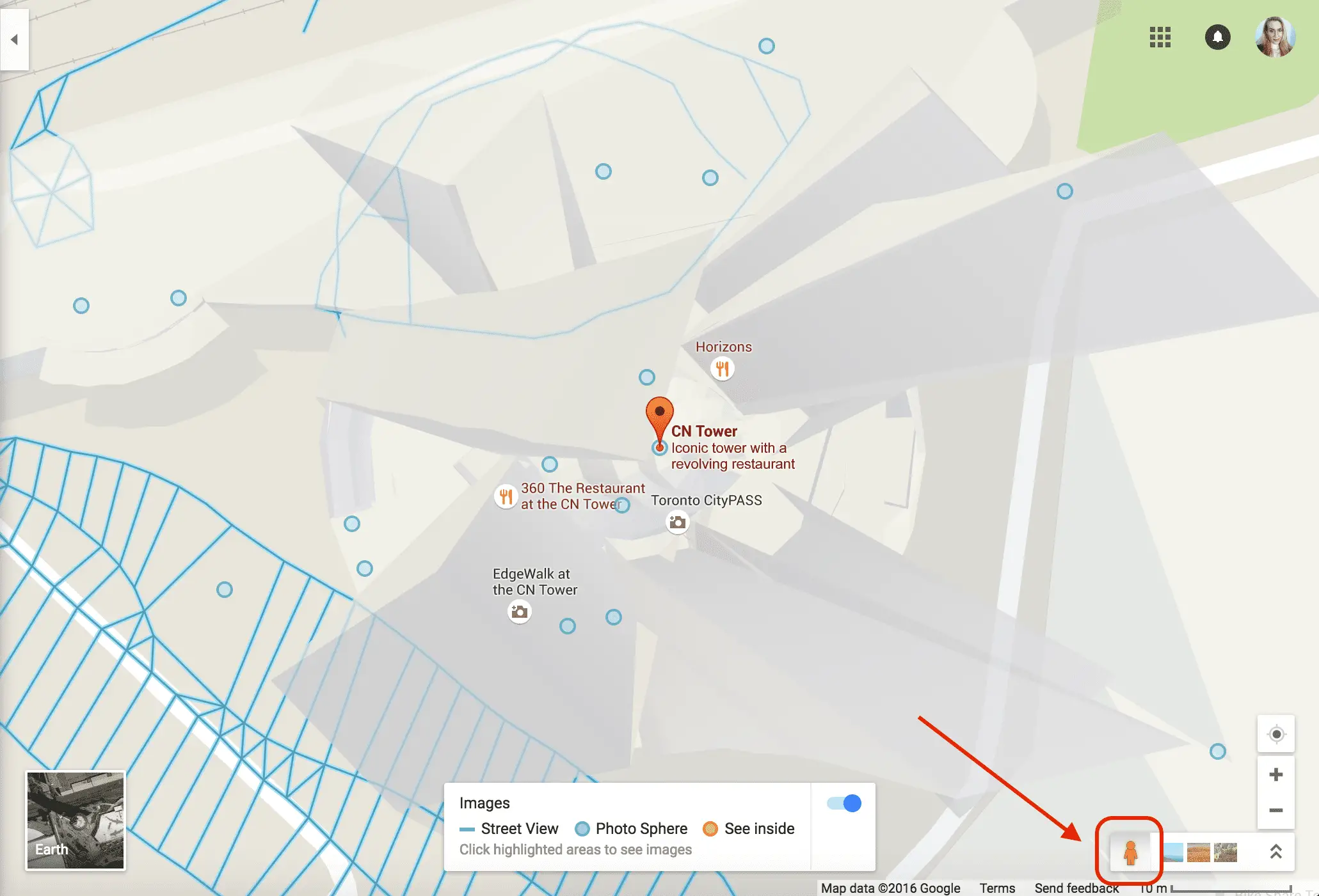 Captura de tela do Google Maps