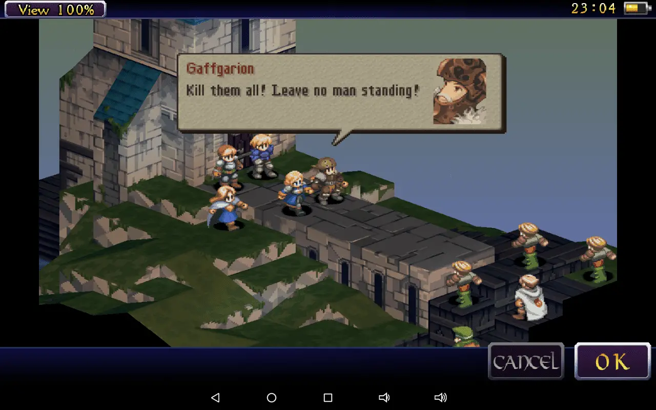 Final Fantasy Tactics: guerra dos Leões para Android