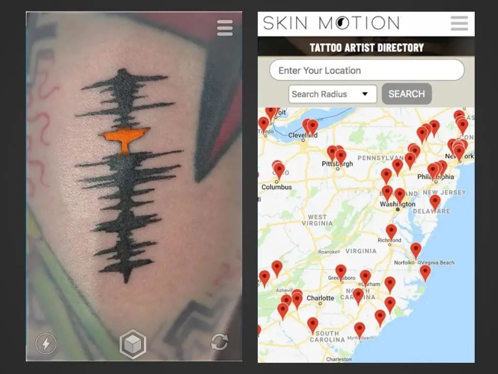 O aplicativo Skin Motion para Android